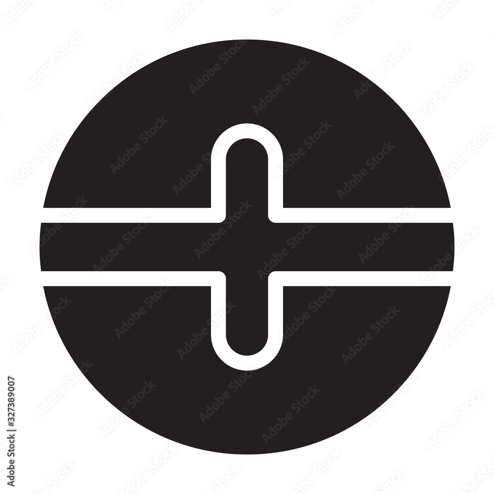 Obraz premium Rivet nut vector icon.Black vector icon isolated on white background rivet nut.