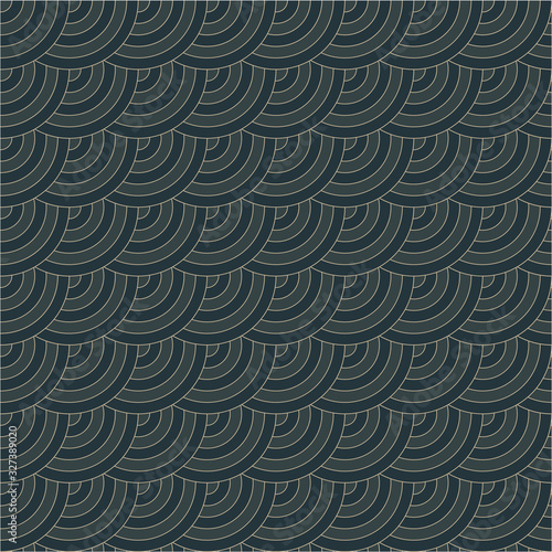 Seamless Vector Pattern. Editable strokes, luxurious design. 