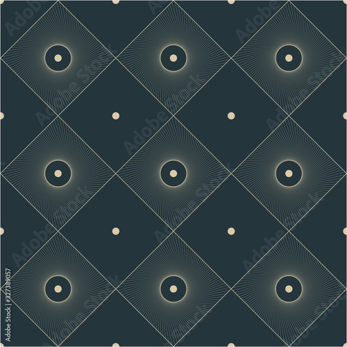 Seamless Vector Pattern. Editable strokes, luxurious design. 