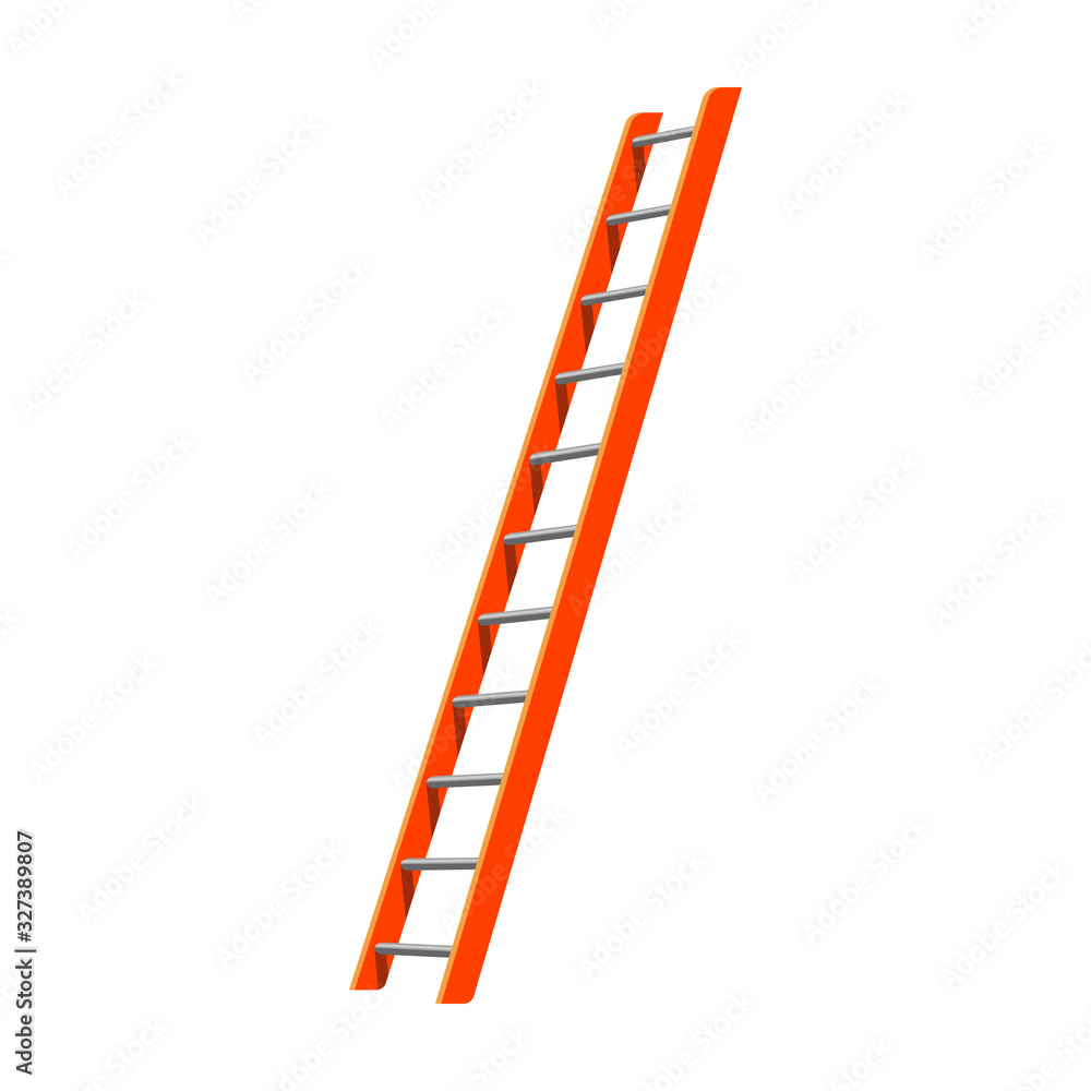Ladder vector icon.Cartoon vector icon isolated on white background ladder. Ladder vector icon.Cartoon vector icon isolated on white background ladder.