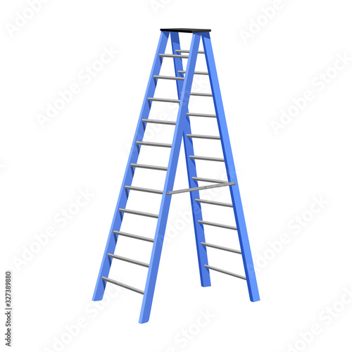 Stepladder vector icon.Cartoon vector icon isolated on white background stepladder .
