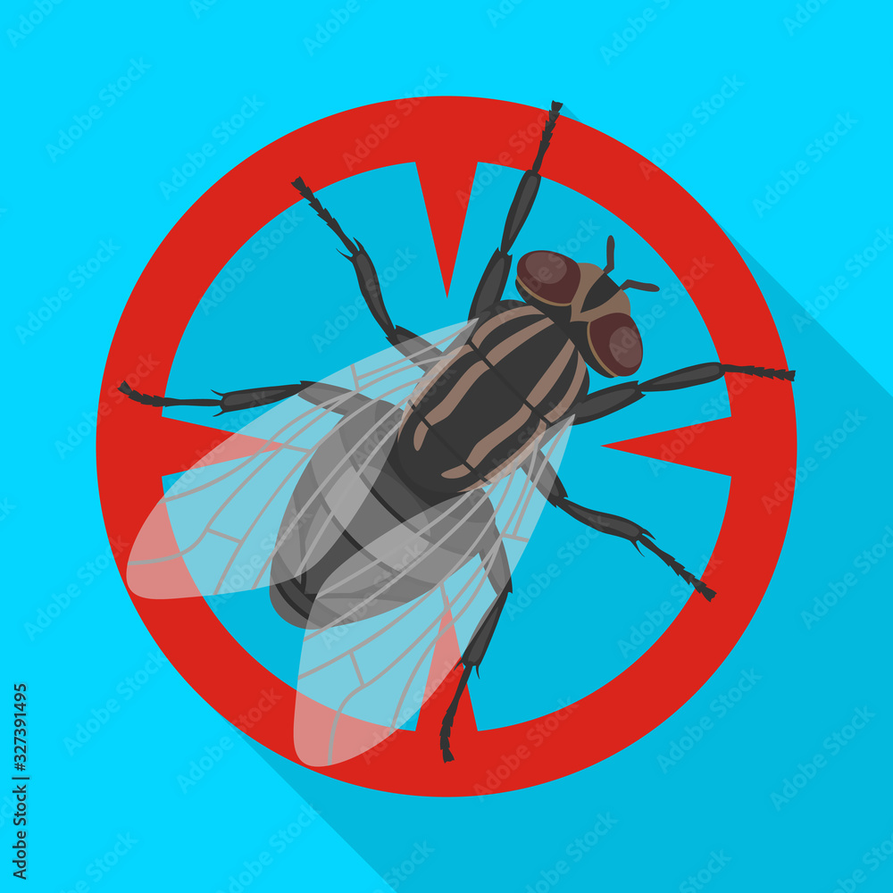 Insect fly vector icon.Flat vector icon isolated on white background insect fly. Insect fly vector icon.Flat vector icon isolated on white background insect fly.