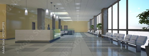 reception and waiting room interior design 