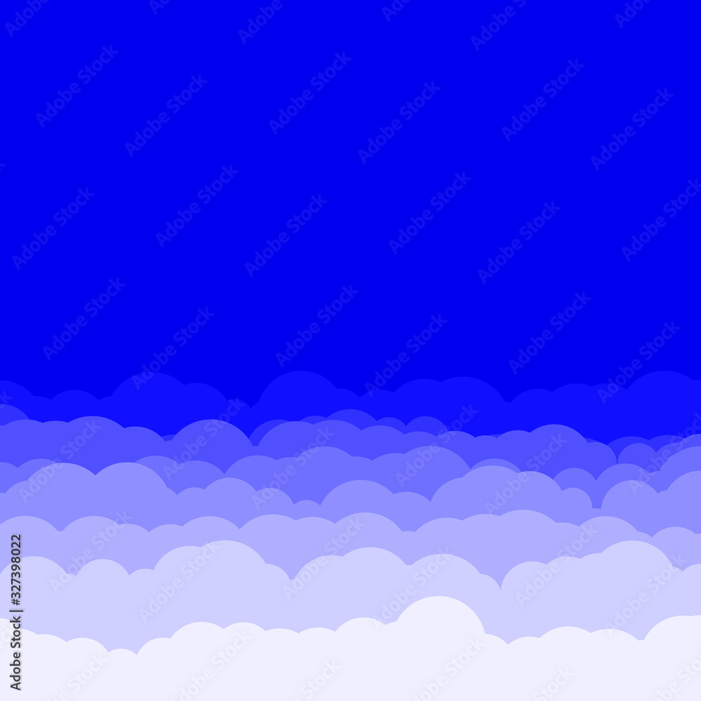 Abstract Color Clouds Sky Generative Art background illustration Abstract Color Clouds Sky Generative Art background illustration