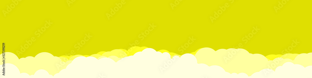 Abstract Color Clouds Sky Generative Art background illustration