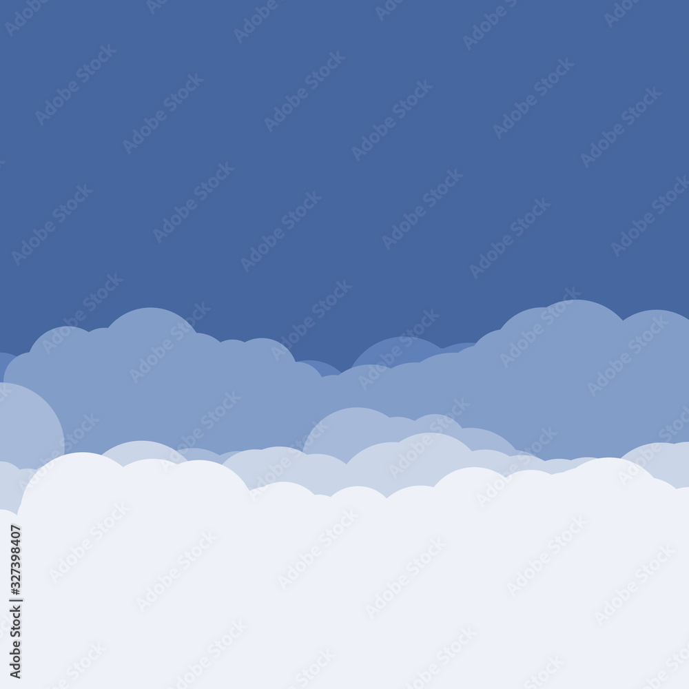 Abstract Color Clouds Sky Generative Art background illustration Abstract Color Clouds Sky Generative Art background illustration