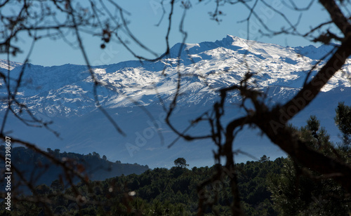 Views of Sierra Nevada Granada Spain