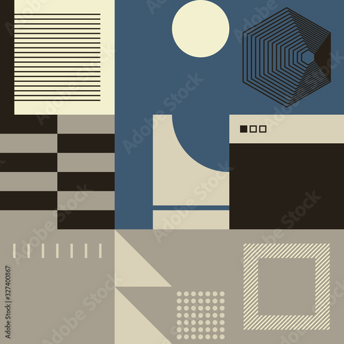 Neo Modernism Artwork Pattern Design