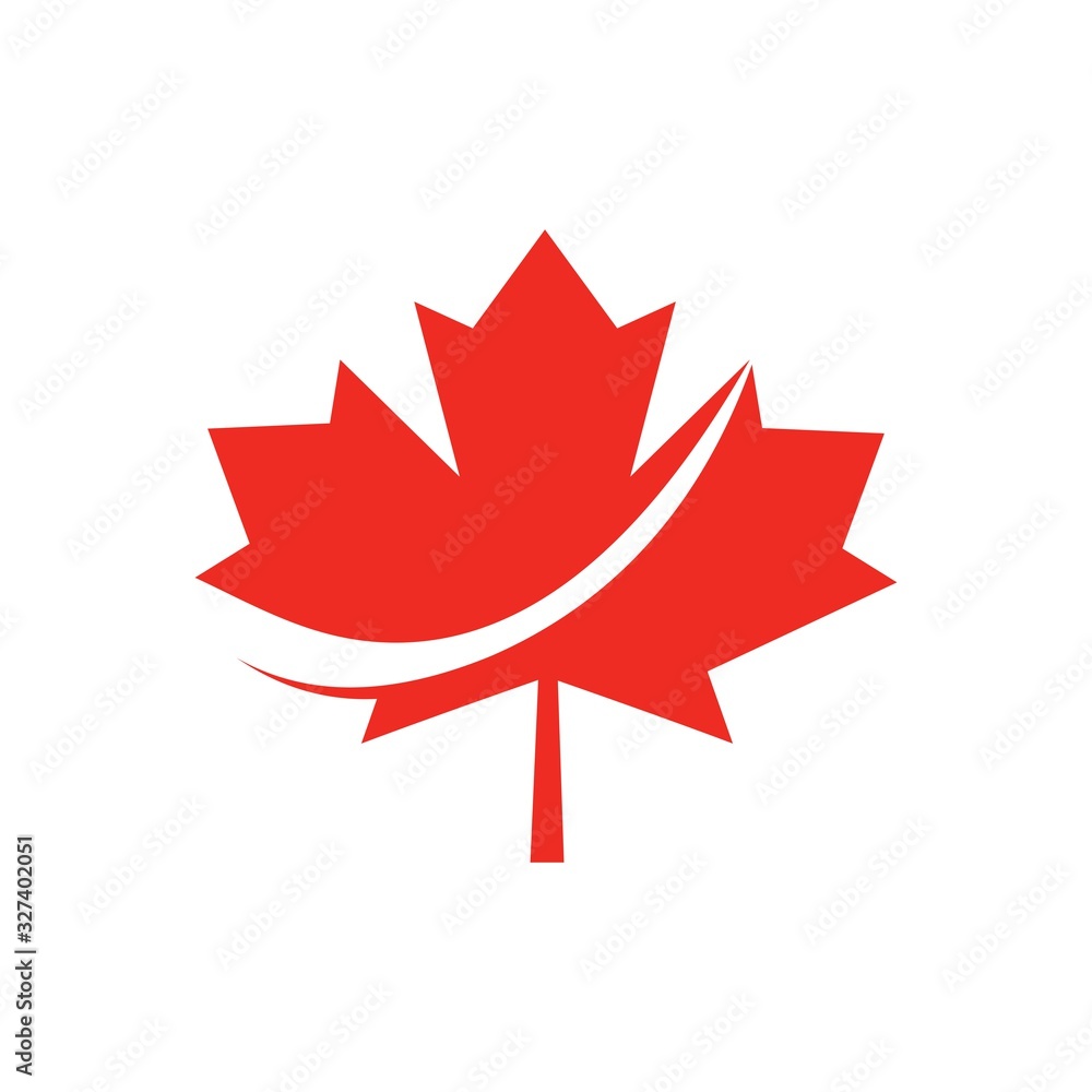 Canada Maple leaf logo, vector icon illustration, Canada Maple leaf logo, vector icon illustration,