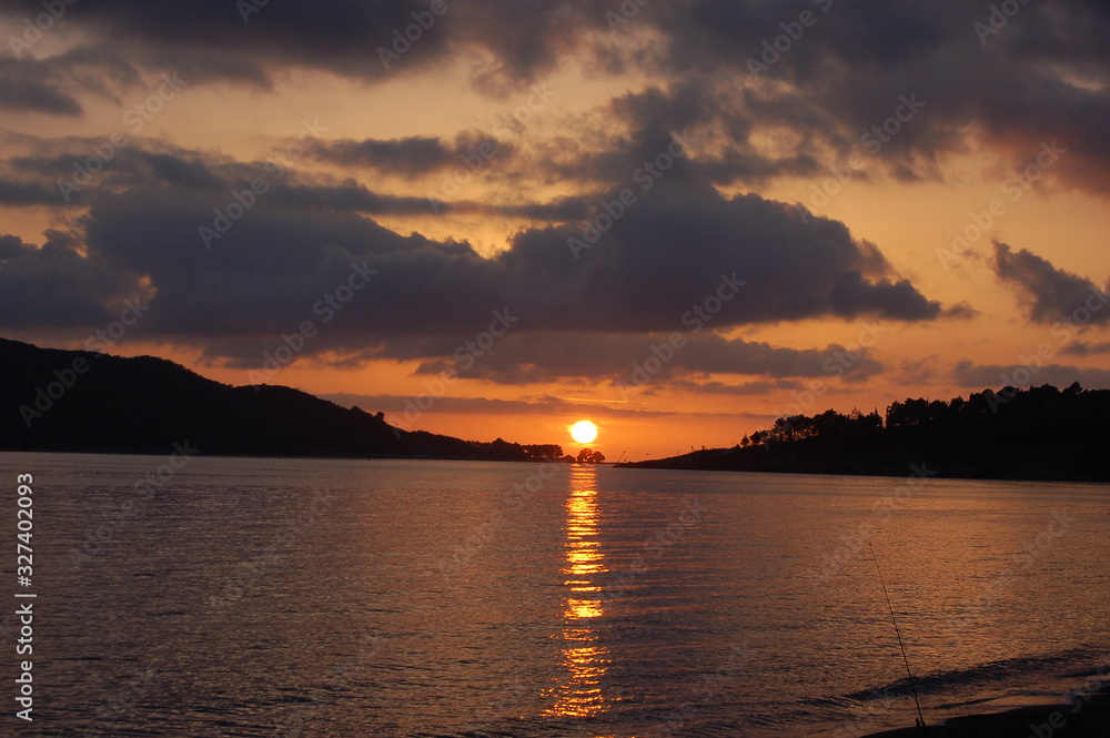 Fototapeta premium Sunset on the Adriatic