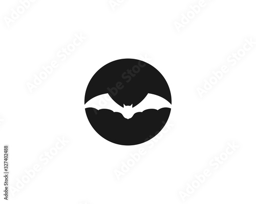 Bats icon, vector illustration