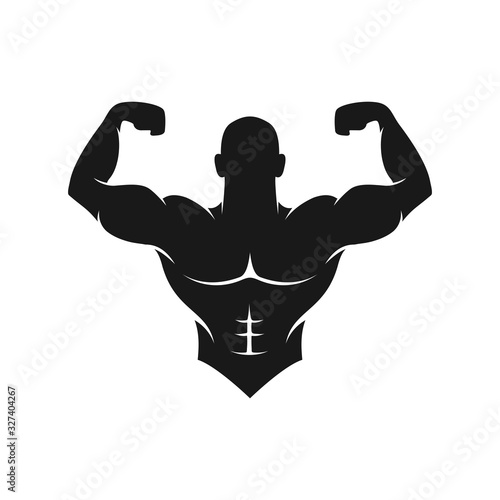 Fitness logo, GYM logo, vector icon illustration