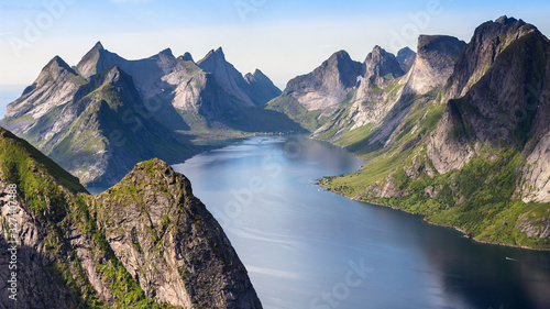 Fotografi Vue au sommet du Reinebringen