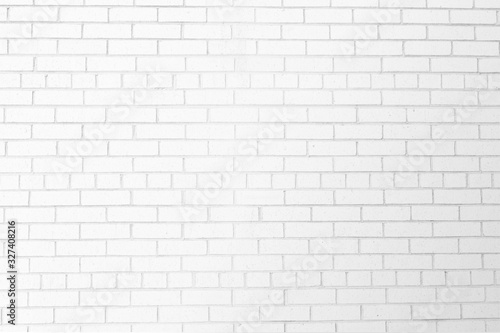 Modern weathered white brick background texture