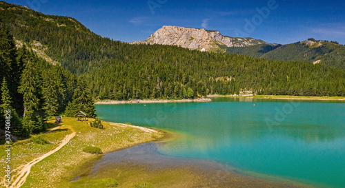 Lake Crno Jezero in Montenegro