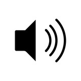 sound volume icon vector template