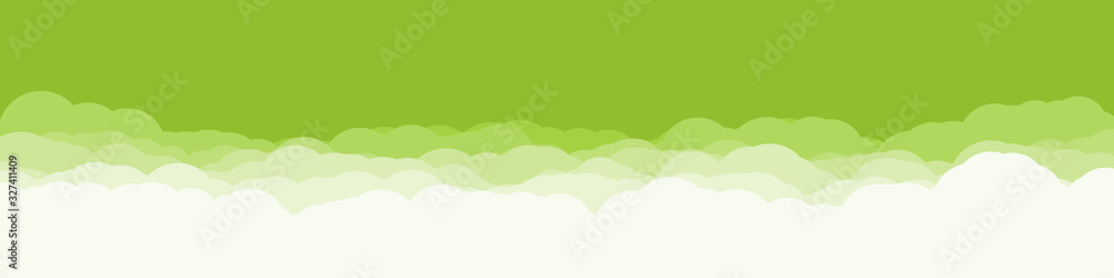 Abstract Color Clouds Sky Generative Art background illustration