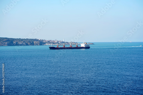 Istanbul bosphorus sea in day time