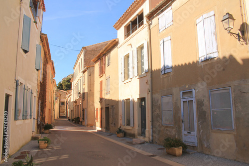 The old town of Gruissan in the heart of Regional Natural Park of Narbonne, France