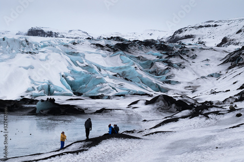 Obraz na plátně Glacier islandais