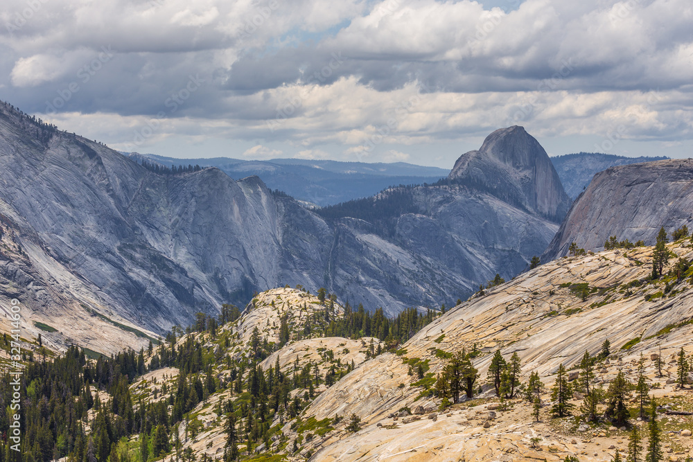 View of the Half Dome from Olmsted point.