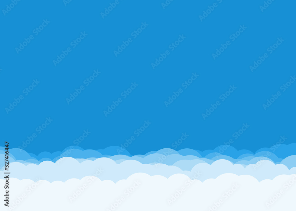 Abstract Color Clouds Sky Generative Art background illustration Abstract Color Clouds Sky Generative Art background illustration