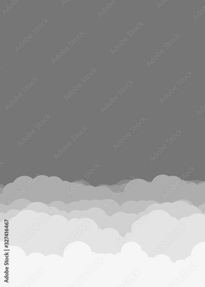 Abstract Color Clouds Sky Generative Art background illustration Abstract Color Clouds Sky Generative Art background illustration