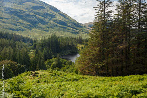 Fotografie Place where was filmed Hagrid's hut in Harry Potter, in Scottish Highlands, near