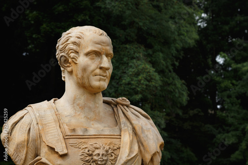 Bust of Pompey at the Old Orangery in the Royal Łazienki in Warsaw