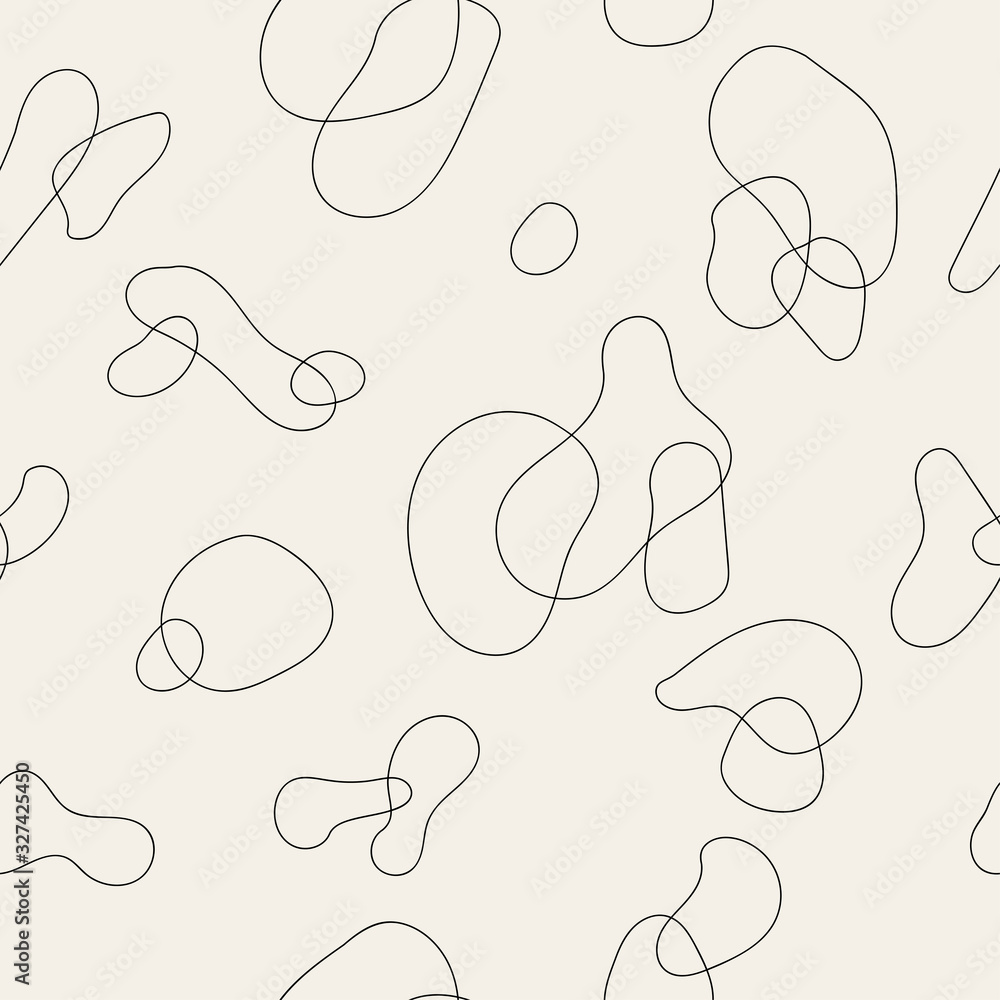 vector seamless pattern. modern stylish texture. endless abstract background