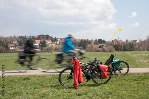 Radfahrer blitzschnell