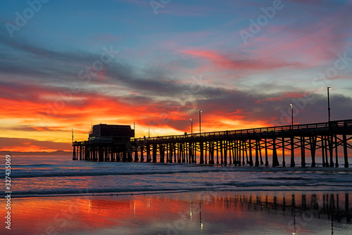 Newport Beach winter sunset