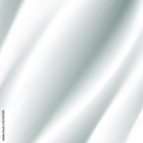 white silk cloth fabric wave overlapping with light and shadow. white and gray abstract texture background and copy space for web design