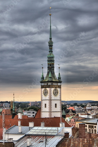 Panoramic view of Olomouc, Czech Republic
