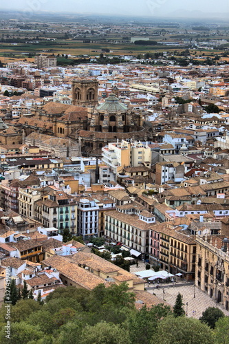 Panoramic view of Granada from Alhambra, Spain © alessandro0770