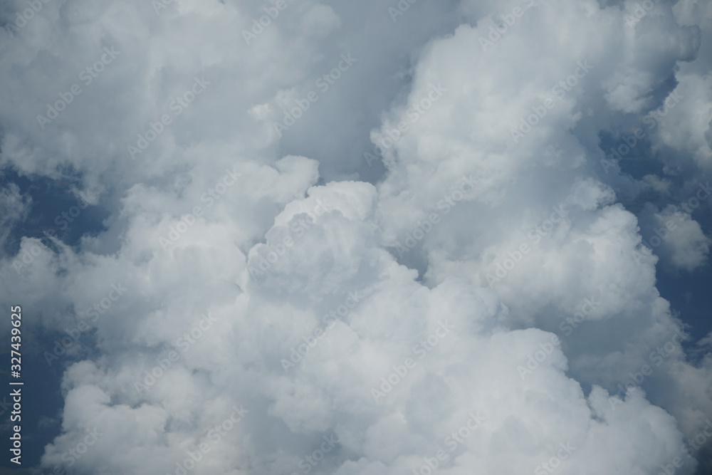 Cloud closeup view from airplane. Cloud closeup view from airplane.