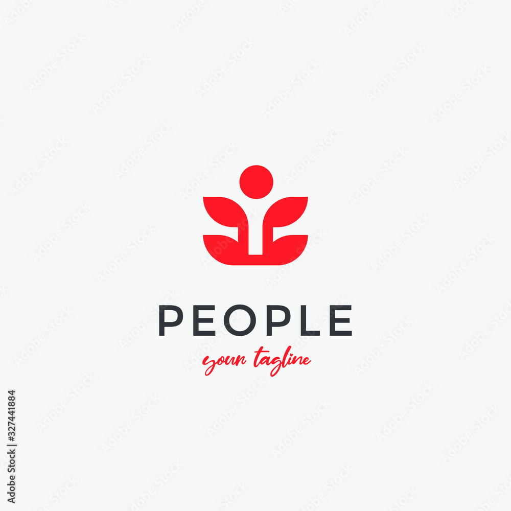 people logo design for health, trainer, fitness, spa and any related business people logo design for health, trainer, fitness, spa and any related business
