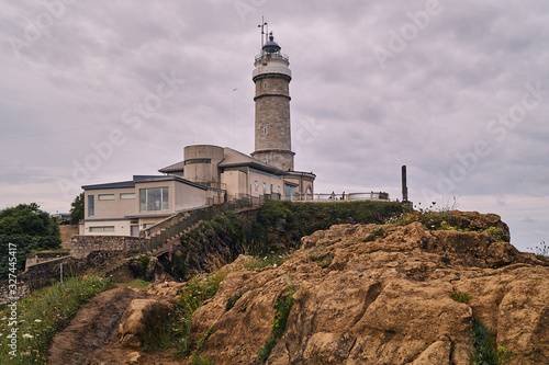 Faro Cabo Mayor Santander Cantabria España Mar