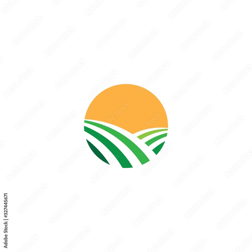 Landscape logo template vector icon design Landscape logo template vector icon design