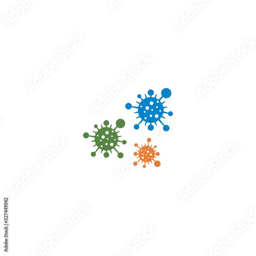 Bacterial virus icon