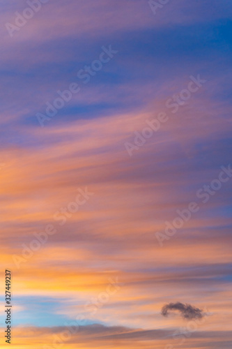 Lake Tahoe, California Sunset Sky & Clouds © Wasim