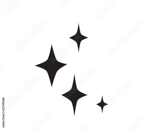 Shiny icon vector logo template