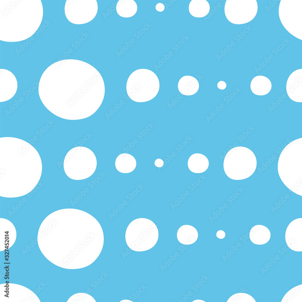 White Hand-painted Aligned polka dot pattern variation White Hand-painted Aligned polka dot pattern variation
