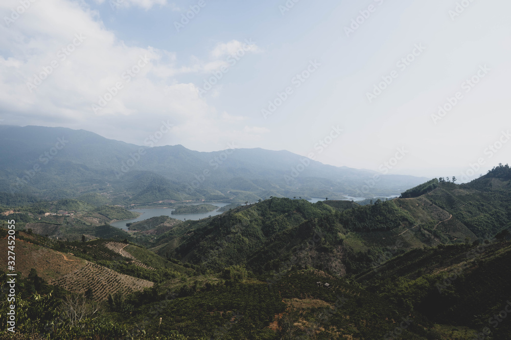 Naklejka premium mountainous 