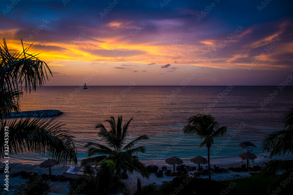 Tropical Jamaican Sunset