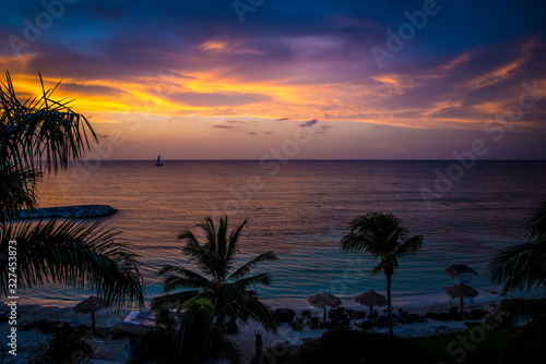 Tropical Jamaican Sunset