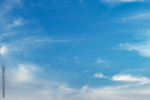 Fototapeta Naklejka Na Ścianę i Meble -  beautiful blue sky with white cloud view nature