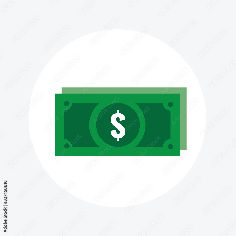 Dollar bill, green currency banknote, cash and money symbol. Dollar bill, green currency banknote, cash and money symbol.