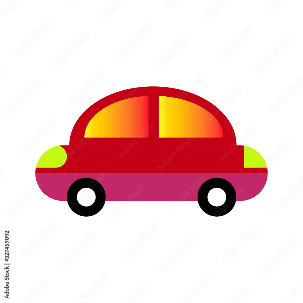 Fototapeta premium car on white background