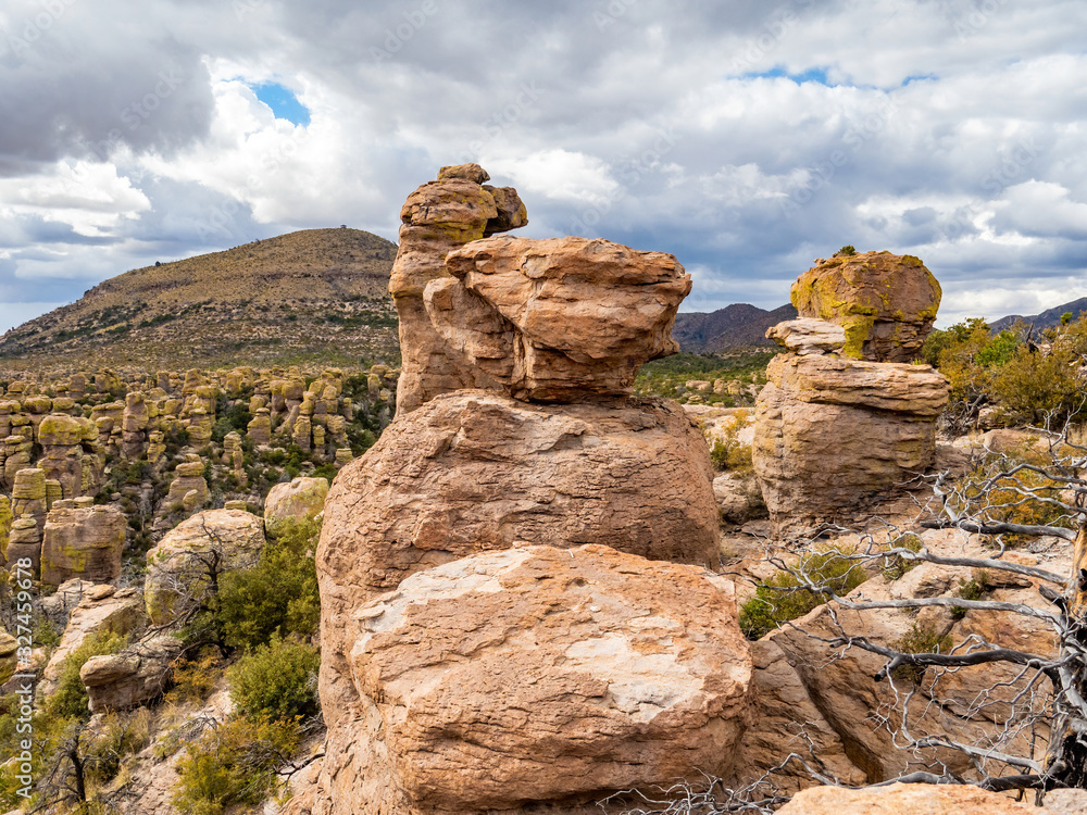 Large rock formations in Chiricahua Large rock formations in Chiricahua